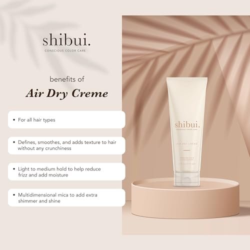 Shibui Air Dry Creme - Tames Frizz, Nourishes, Enhances Shine & Texture - Vegan & Sulfate-Free, 6 oz Avelisse