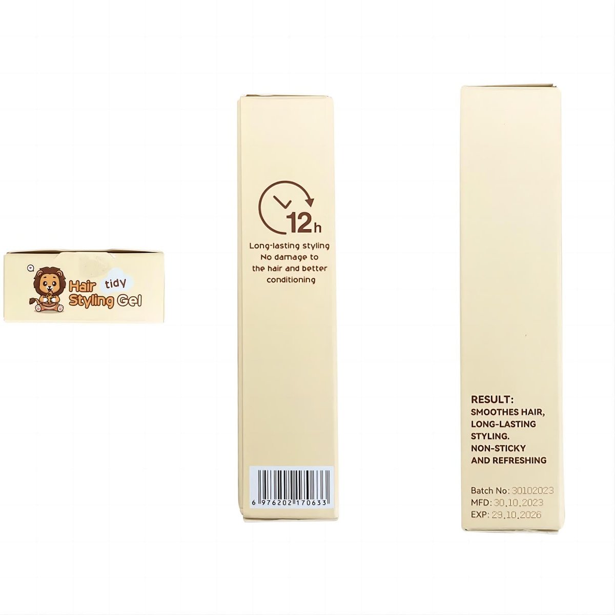 MINXUEYEN Kids Hair Styling Gel - Natural Hair Wax Stick with Built-in Comb, 0.71 oz Clear Non-Greasy Finishing Stick for Easy Styling - görsel 17