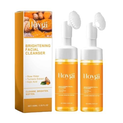 EIVJEC Turmeric Facial Cleanser – 2 Pack Foaming Face Wash with Turmeric Acid for All Skin Types - görsel 2
