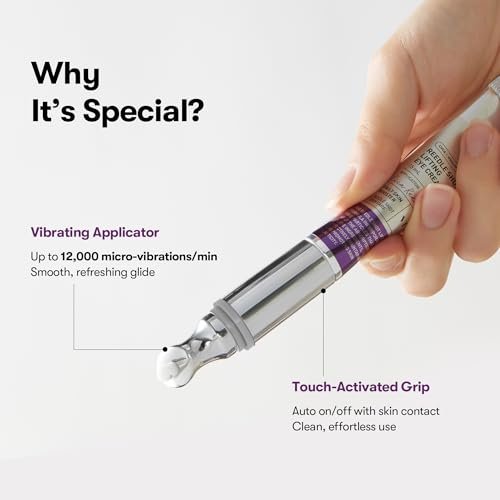 VT COSMETICS Reedle Shot Firming Eye Cream – Micro-Vibration Treatment for Wrinkles & Elasticity, Peptide & Hyaluronic Acid, 0.51 fl oz (15 ml) Avelisse