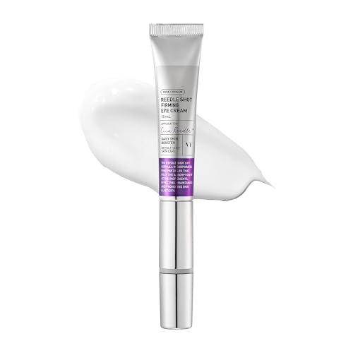 VT COSMETICS Reedle Shot Firming Eye Cream – Micro-Vibration Treatment for Wrinkles & Elasticity, Peptide & Hyaluronic Acid, 0.51 fl oz (15 ml) Avelisse