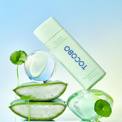 TOCOBO CICA CALMING SUN SERUM SPF50+ PA+++ - Lightweight Daily Sunscreen with Centella Asiatica, 1.69 Fl Oz
