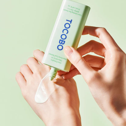 TOCOBO CICA CALMING SUN SERUM SPF50+ PA+++ - Lightweight Daily Sunscreen with Centella Asiatica, 1.69 Fl Oz