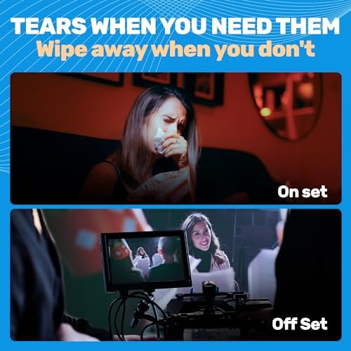 Professional Tear Stick for Actors (2 Pack) – Natural Menthol Formula for Real Tears, Wet Eyes – Ideal for Auditions, Theater, Film & TV Avelisse