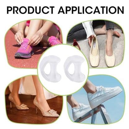 10PCS Gel Toe Separator - Pinky Toe Spacers & Little Toe Cushions for Bunion Corrector, Overlapping Toes, Blisters & Corns Relief Avelisse