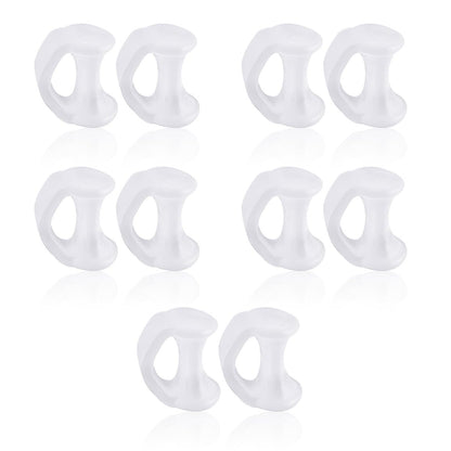 10PCS Gel Toe Separator - Pinky Toe Spacers & Little Toe Cushions for Bunion Corrector, Overlapping Toes, Blisters & Corns Relief Avelisse