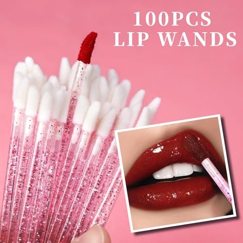 Teenitor 310PCS Disposable Makeup Applicators Kit - Mascara Wands, Lash Spoolies, Eyeshadow & Lip Applicators, Microswabs, Makeup Artist Kit Essentials with Pink Box - görsel 8