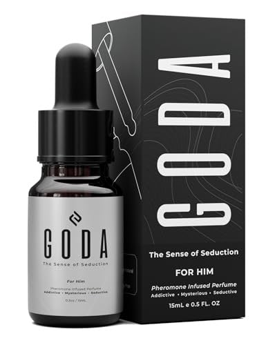 GODA Pheromones Cologne for Men – Citrus & Lavender Scented Attraction Fragrance, 15ml/0.50 fl oz Avelisse