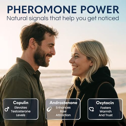 GODA Pheromones Cologne for Men – Citrus & Lavender Scented Attraction Fragrance, 15ml/0.50 fl oz Avelisse
