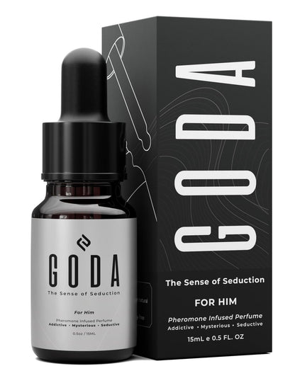 GODA Pheromones Cologne for Men – Citrus & Lavender Scented Attraction Fragrance, 15ml/0.50 fl oz Avelisse