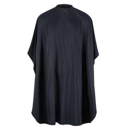 llezza Professional Salon Hair Cutting Cape - Waterproof Barber Cape for Men & Women, Adjustable Snap Button, 52" x 47" (Black)