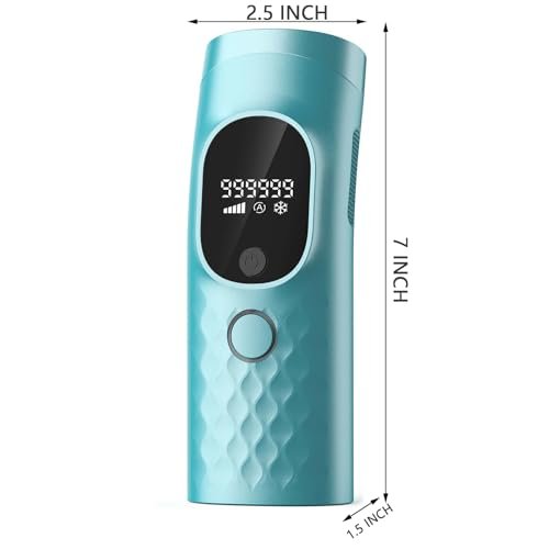 Permanent Painless Ice Cooling IPL Laser Hair Removal for Women and Men - 999,999 Flashes, Corded Device with Shaver and Goggles for Body and Face Avelisse