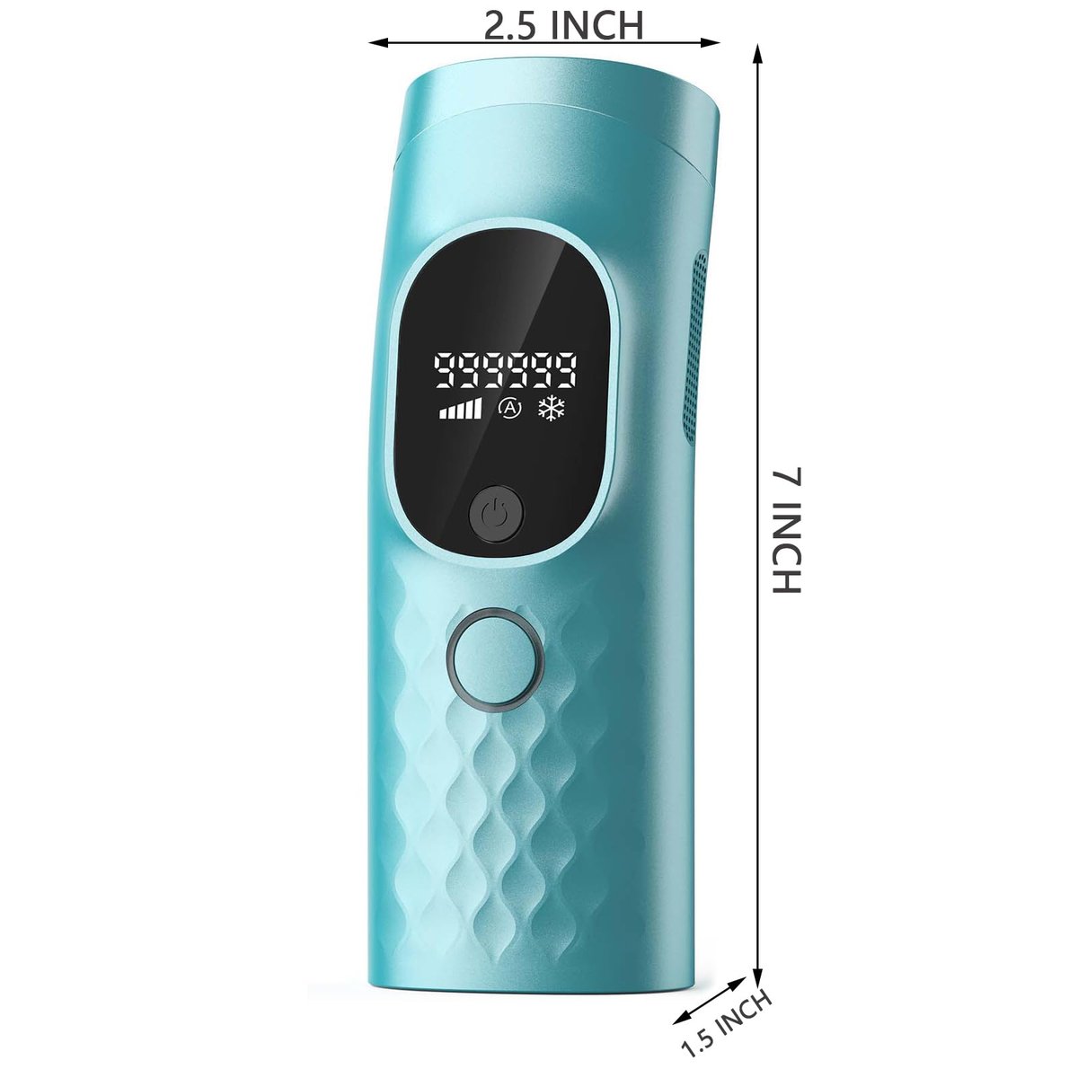 Permanent Painless Ice Cooling IPL Laser Hair Removal for Women and Men - 999,999 Flashes, Corded Device with Shaver and Goggles for Body and Face Avelisse