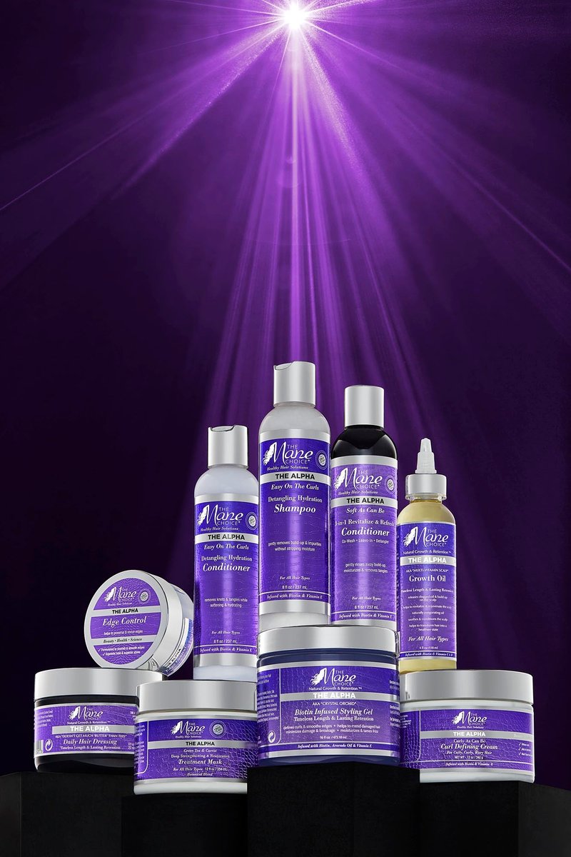 The Mane Choice The Alpha Curly As Can Be Curl Defining Cream - 12 oz - Defines, Hydrates & Smooths Frizz for Coily, Wavy & Curly Hair - Enriched with Biotin & Vitamin E - Paraben-Free Avelisse