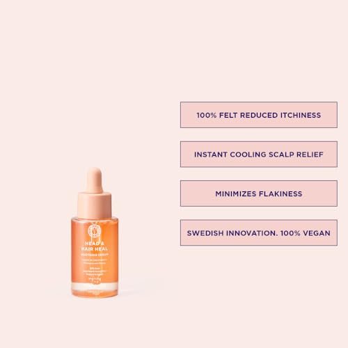 Maria Nila Head & Hair Heal Soothing Serum – Leave-In Treatment for Dry, Itchy Scalp with Hyaluronic Acid, Aloe Vera & Peppermint Extract, 1.7 Fl Oz Avelisse