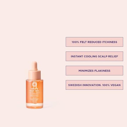 Maria Nila Head & Hair Heal Soothing Serum – Leave-In Treatment for Dry, Itchy Scalp with Hyaluronic Acid, Aloe Vera & Peppermint Extract, 1.7 Fl Oz Avelisse