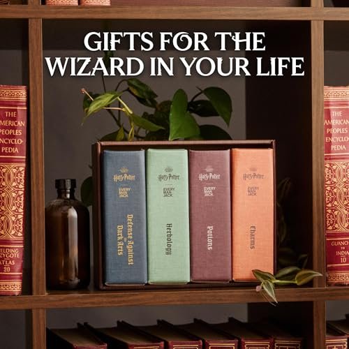 Every Man Jack Harry Potter Collectors Men's Body Wash Gift Set – 4 Hogwarts Inspired Scents, Clean Ingredients, 13.5 oz Each Avelisse