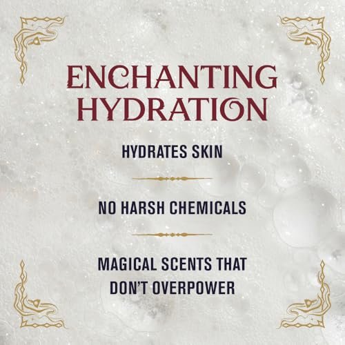 Every Man Jack Harry Potter Collectors Men's Body Wash Gift Set – 4 Hogwarts Inspired Scents, Clean Ingredients, 13.5 oz Each Avelisse