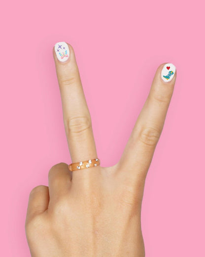 xo, Fetti Party Era Nail Stickers – 544 Concert & Bachelorette Nail Decals, Birthday Manicure Accessories