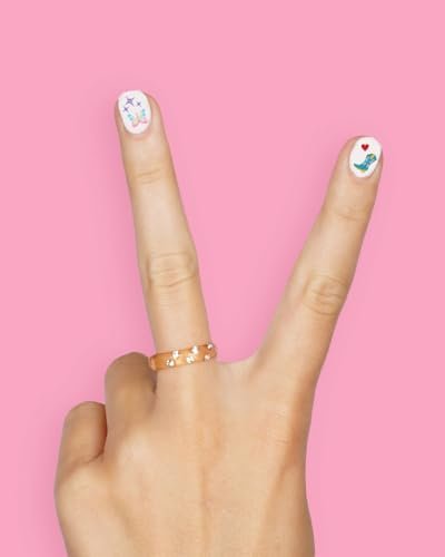 xo, Fetti Party Era Nail Stickers – 544 Concert & Bachelorette Nail Decals, Birthday Manicure Accessories - görsel 12