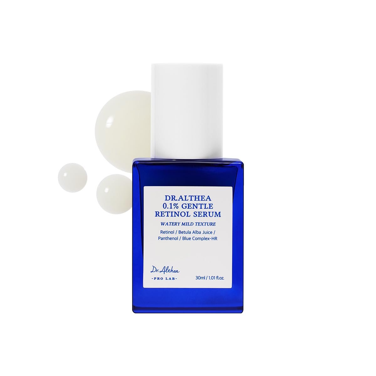 Dr.Althea 0.1% Gentle Retinol Serum – Anti-Aging Korean Vegan Serum for All Skin Types, Reduces Wrinkles & Fine Lines Avelisse