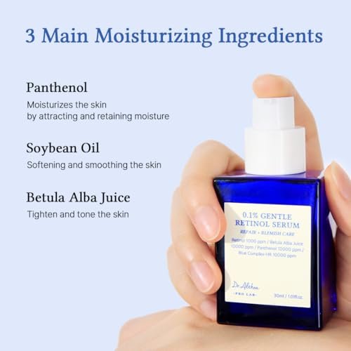 Dr.Althea 0.1% Gentle Retinol Serum – Anti-Aging Korean Vegan Serum for All Skin Types, Reduces Wrinkles & Fine Lines Avelisse