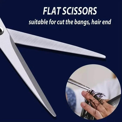 EastyGold Professional Hair Cutting Scissors Kit - Black Shears for Men, Women, and Pets - Trimming & Thinning