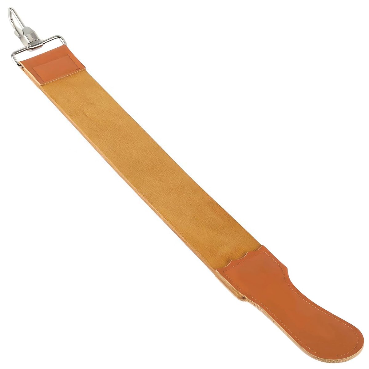Jaasuee Straight Razor Strop – Premium Leather Sharpening Strap for Barber Use, Brown (J5036) Avelisse