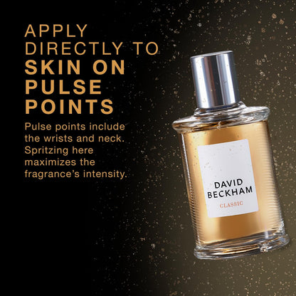 David Beckham Classic Eau de Toilette + Shower Gel Gift Set for Men – Notes of Grapefruit, Cashmere Wood, Musk – Long-Lasting Everyday Fragrance