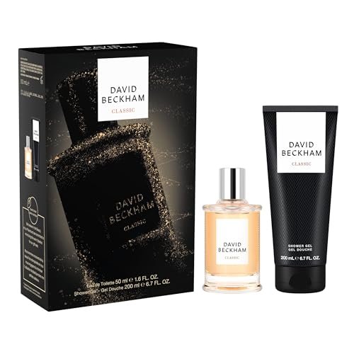 David Beckham Classic Eau de Toilette + Shower Gel Gift Set for Men – Notes of Grapefruit, Cashmere Wood, Musk – Long-Lasting Everyday Fragrance - görsel 2