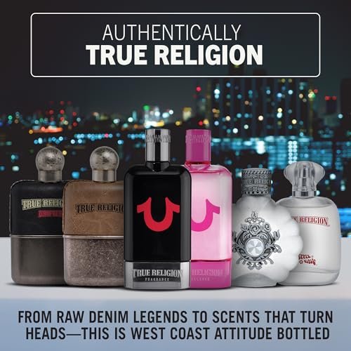 True Religion Fragrance for Women - Eau De Parfum Spray, Fruity Floral & Amber Scent, Long Lasting, 3.4 fl oz (100 mL) Avelisse