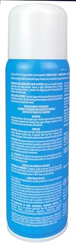 Andis Cool Care Plus 5-in-1 Clipper Blade Spray – 6 oz Professional Grooming Tool with Easy Cleaning, Cooling, Disinfecting, Lubricating & Rust Prevention for All Hair Types (Blue)