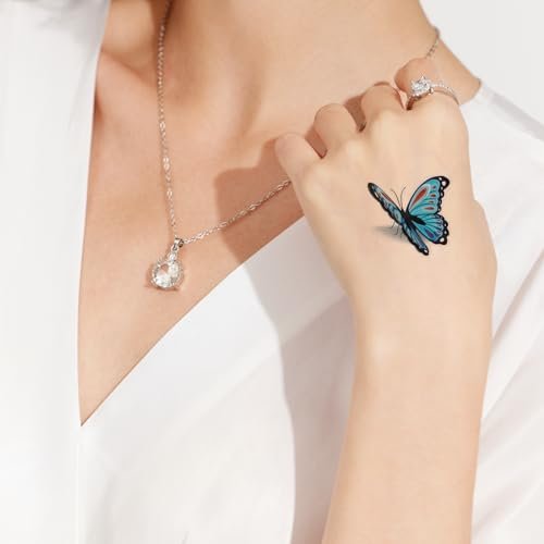50 PCS 3D Flower Temporary Tattoos for Women | Realistic Rose, Peony, Lavender, Butterfly Waterproof Body Art Stickers - görsel 14