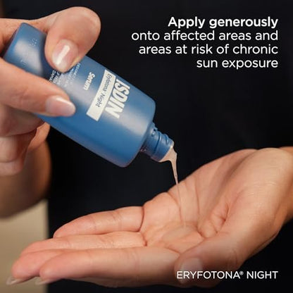 ISDIN Eryfotona Night Ultra-Fluid Night Serum – Repair Sun-Damaged Skin with Night Repairsomes & Vitamin E, 50ml Avelisse