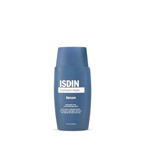 ISDIN Eryfotona Night Ultra-Fluid Night Serum – Repair Sun-Damaged Skin with Night Repairsomes & Vitamin E, 50ml Avelisse