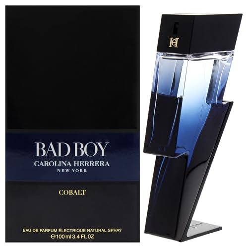 Carolina Herrera Bad Boy Cobalt Eau de Parfum for Men - 3.4 oz | Bold, Long-Lasting Fragrance Avelisse