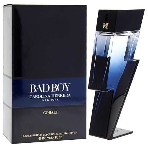 Carolina Herrera Bad Boy Cobalt Eau de Parfum for Men - 3.4 oz | Bold, Long-Lasting Fragrance Avelisse