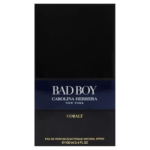 Carolina Herrera Bad Boy Cobalt Eau de Parfum for Men - 3.4 oz | Bold, Long-Lasting Fragrance Avelisse