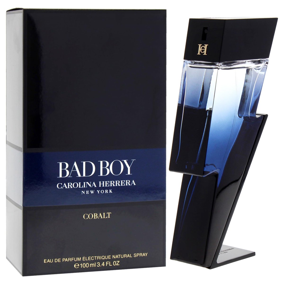 Carolina Herrera Bad Boy Cobalt Eau de Parfum for Men - 3.4 oz | Bold, Long-Lasting Fragrance Avelisse