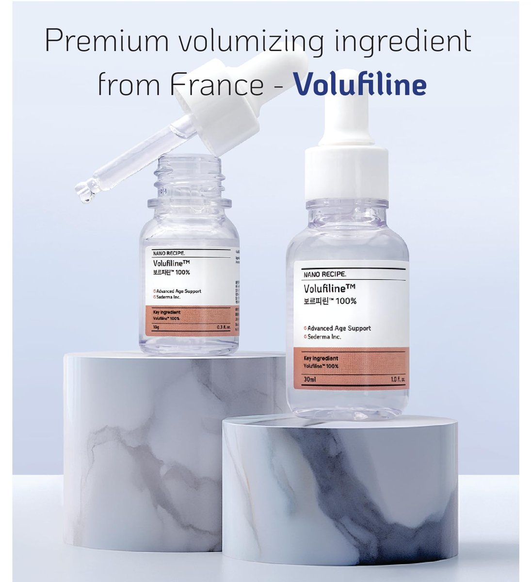 100% Volufiline 30ml (1 Fl Oz) – Patented Cosmetic Ingredient from SEDERMA France – DIY Skin Care Additive Avelisse
