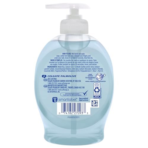 Softsoap Hand Soap Pump Dispenser, Fresh Breeze Scent, 7.5 oz, Pack of 6 Avelisse