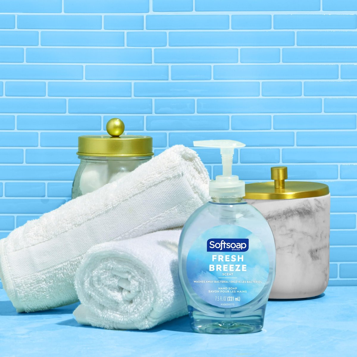 Softsoap Hand Soap Pump Dispenser, Fresh Breeze Scent, 7.5 oz, Pack of 6 Avelisse