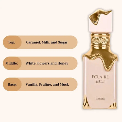 Lattafa Eclaire for Women Eau de Parfum Spray 3.4 oz (100 ml) - Elegant Long-Lasting Fragrance Avelisse