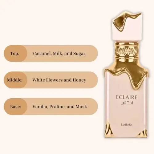 Lattafa Eclaire for Women Eau de Parfum Spray 3.4 oz (100 ml) - Elegant Long-Lasting Fragrance Avelisse