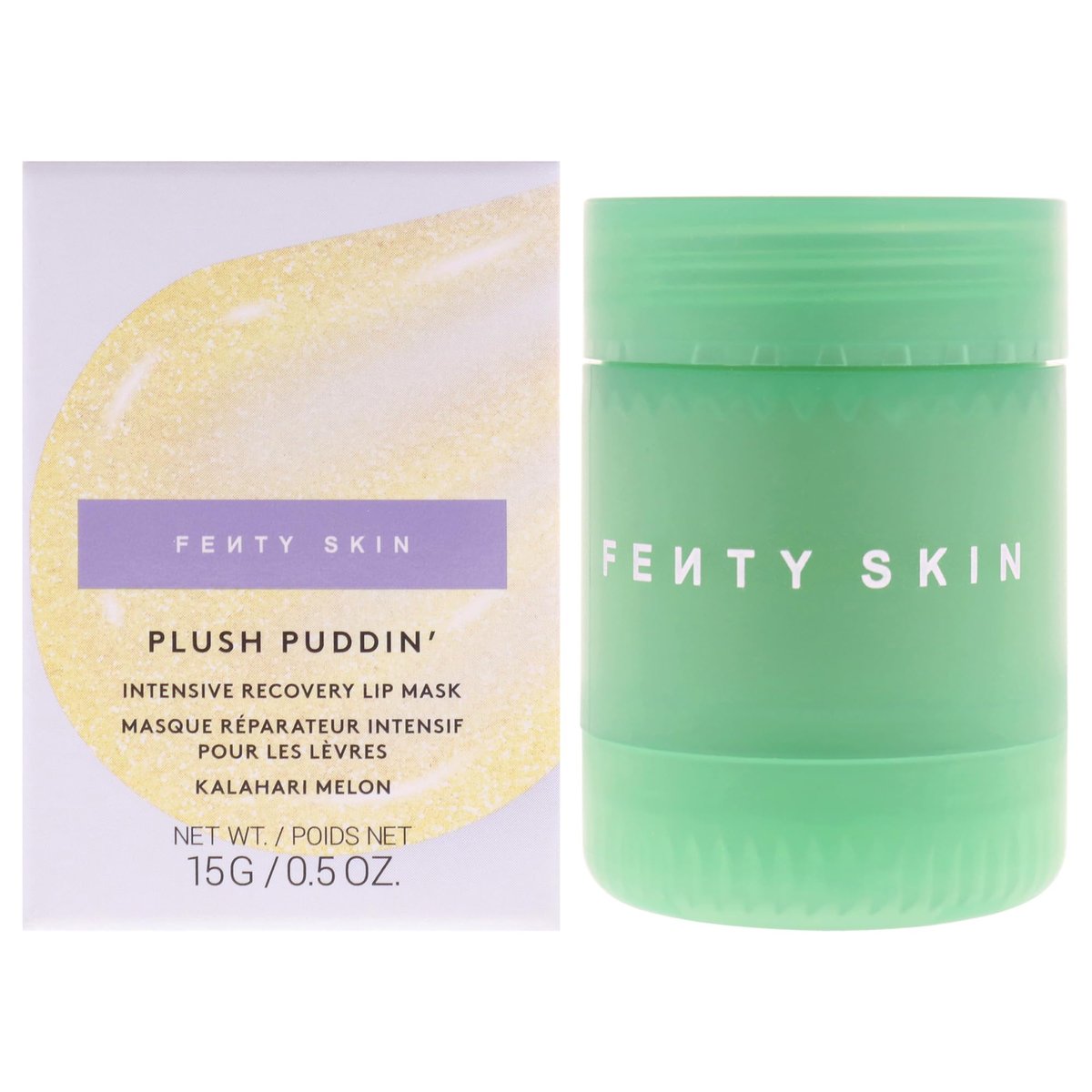 Fenty Beauty Plush Puddin Intensive Recovery Lip Mask - Kalahari Melon | 0.5 oz Avelisse