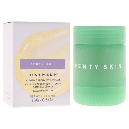 Fenty Beauty Plush Puddin Intensive Recovery Lip Mask - Kalahari Melon | 0.5 oz Avelisse