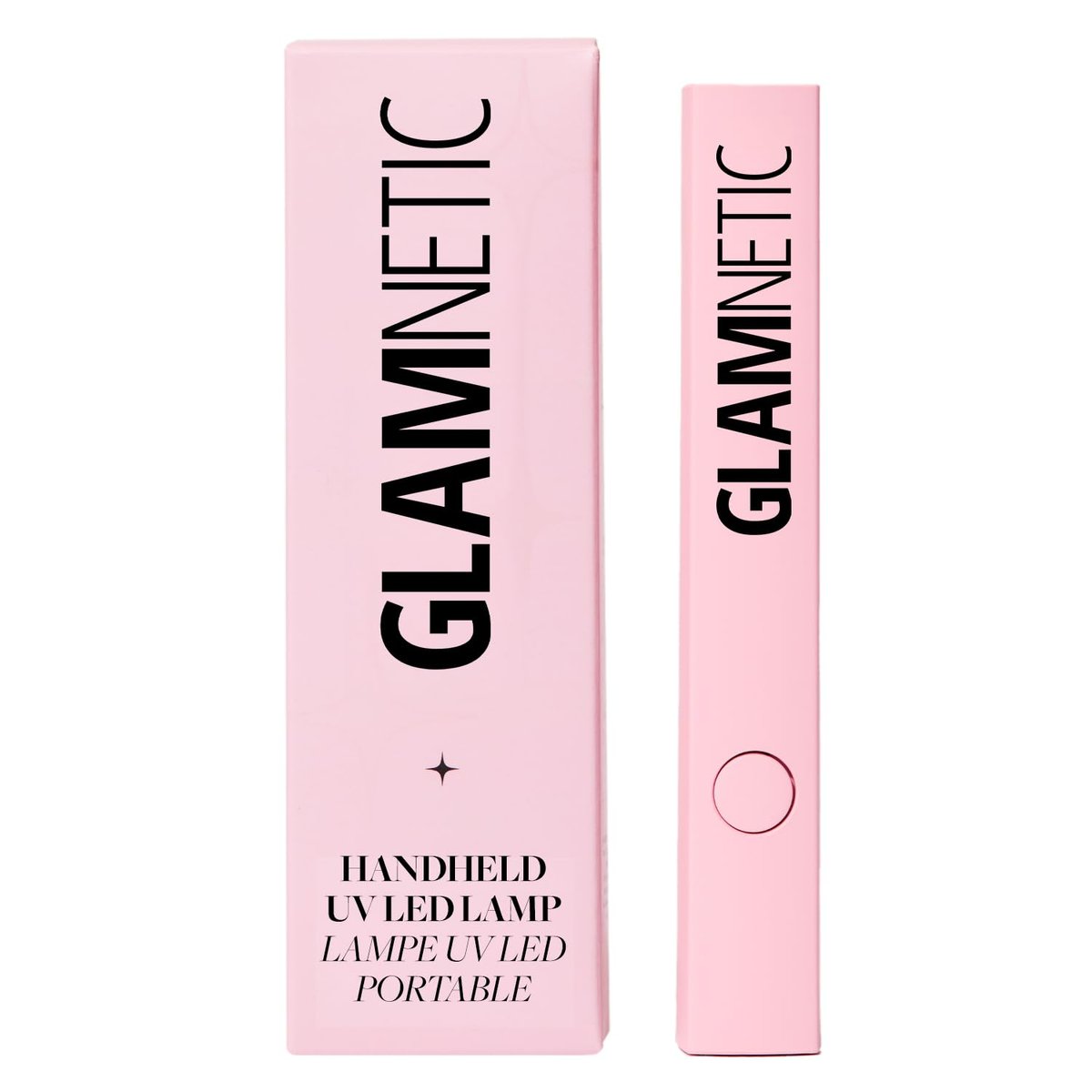 Glamnetic Handheld UV LED Lamp – Compact Travel Nail Curing Lamp, Lightweight & USB Compatible Avelisse