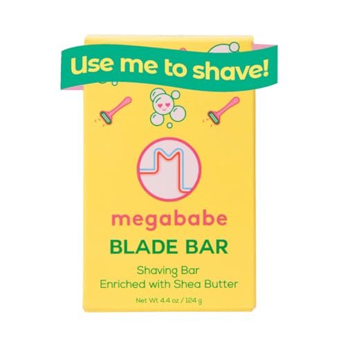 Megababe Blade Bar Shaving Bar - Hydrating Shea Butter Shave Bar for All Skin Types, 4.4 oz - görsel 2