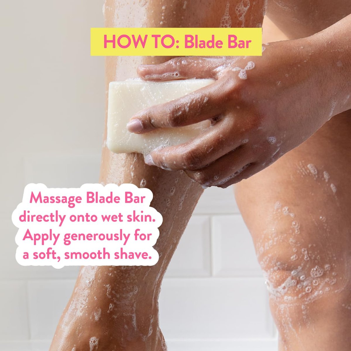 Megababe Blade Bar Shaving Bar - Hydrating Shea Butter Shave Bar for All Skin Types, 4.4 oz - görsel 7