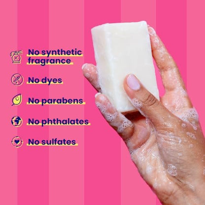 Megababe Blade Bar Shaving Bar - Hydrating Shea Butter Shave Bar for All Skin Types, 4.4 oz